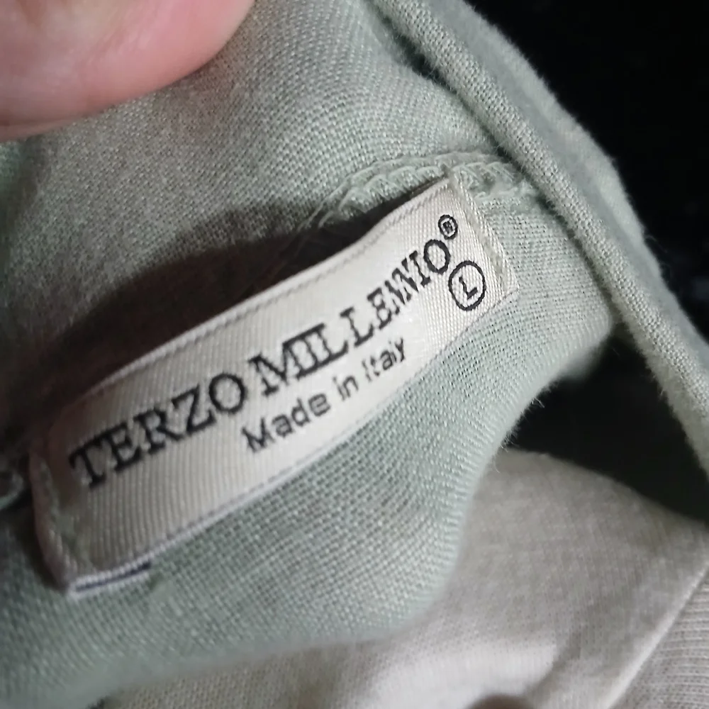 Italian 100% Cotton Quality Sleeveless Linen Dress Sz Med Large - Picture 4 of 7